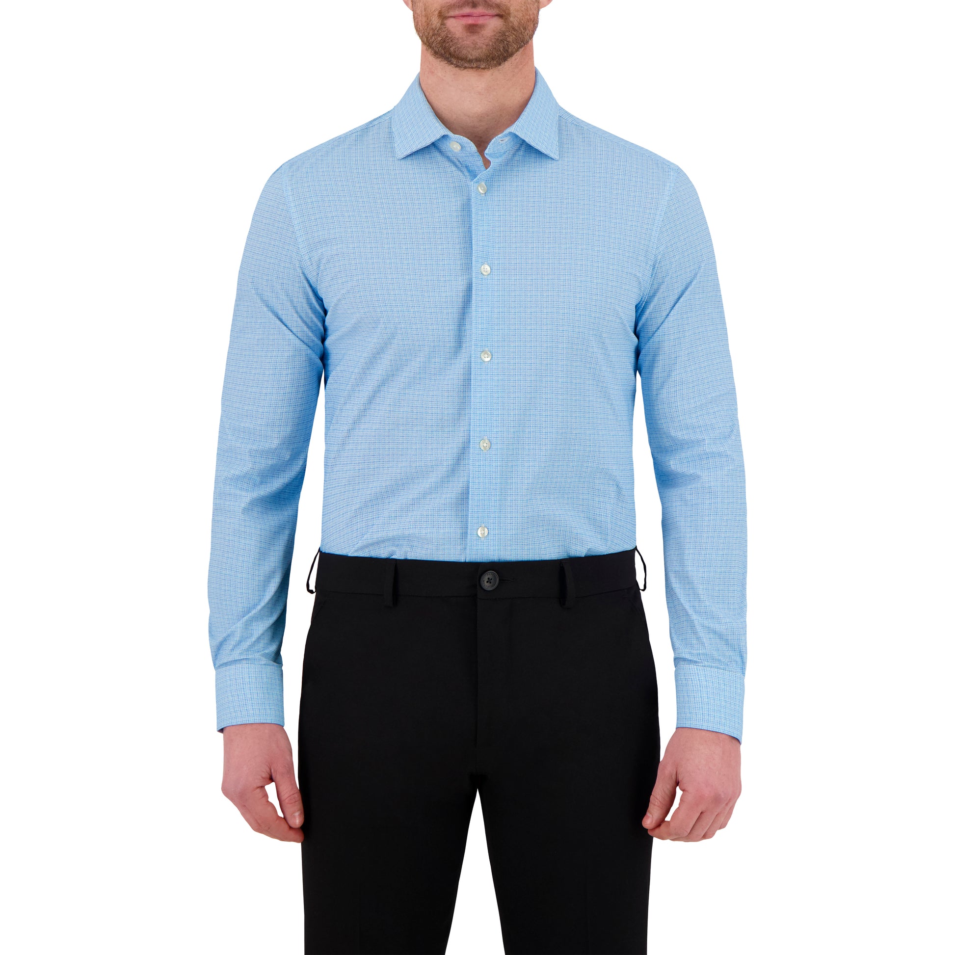Geek Bar Pulse X Flavor Card Men's Micro Check Tech Shirt Stretch Knit Dress Shirt Geek Bar Pulse X Flavor Card Men's Micro Check Tech Shirt Stretch Knit Dress Shirt