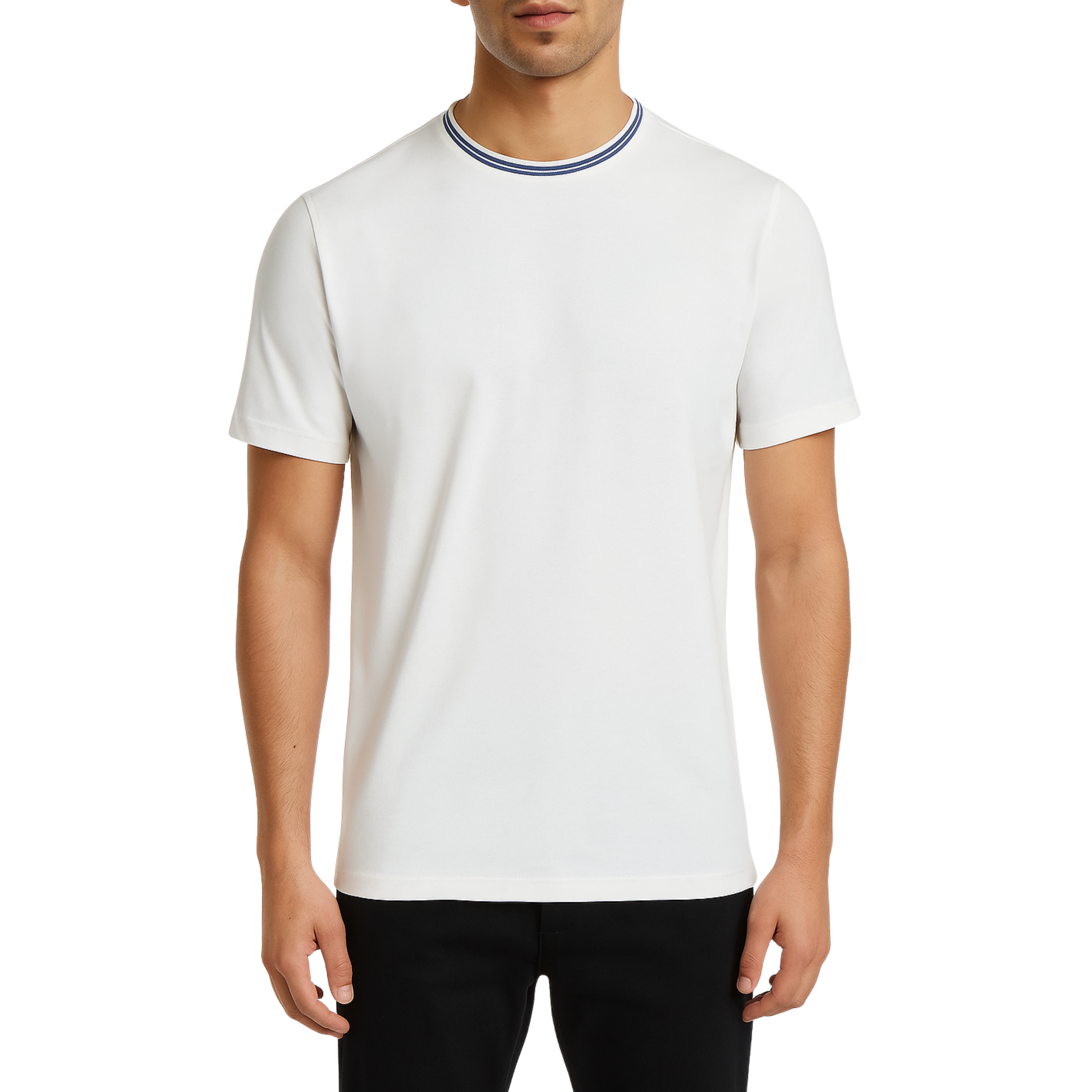 Men’s Pima Cotton Crew Neck T-Shirt – Short Sleeve Classic Fit